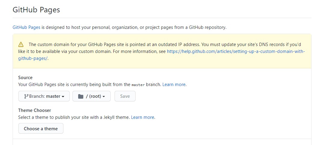 Github Error